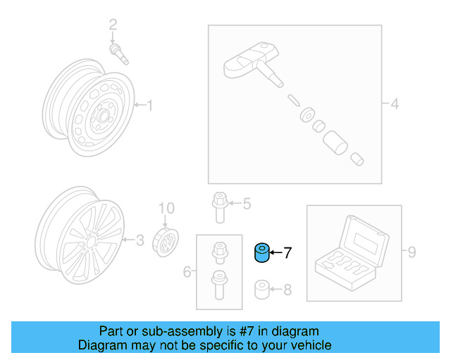 Wheel Bolt WHT-002-437 - View 97