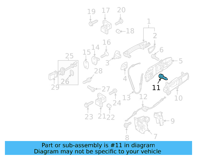 Handle, Inside Screw N-909-187-02 - View 12
