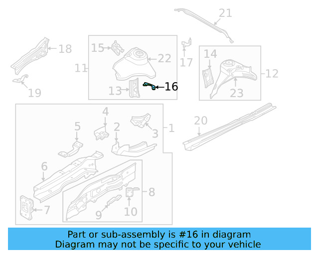 Lower Bracket 5Q0-121-409-A - View 10