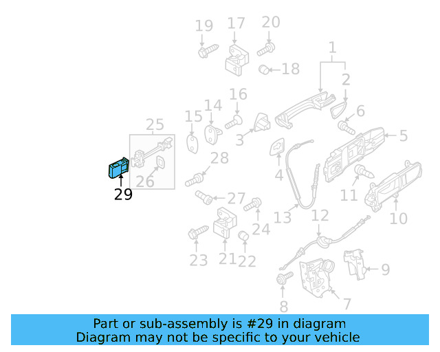 Door Check Bolt WHT-002-109 - View 102