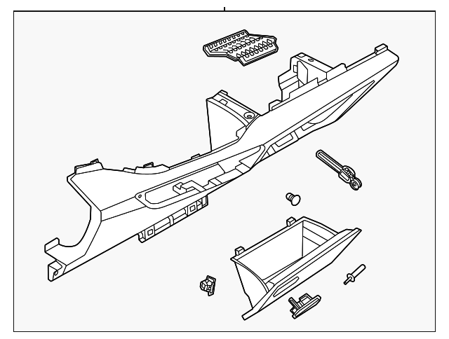 Glove Box Assembly 11K-857-097-4PK