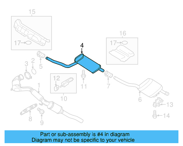 Muffler & Pipe 561-253-409-H - View 4