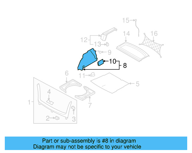 Side Trim 5K6-867-427-B-1BS - View 5