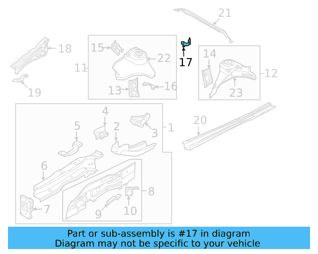 Mount Brace 5Q0-823-402 - View 13