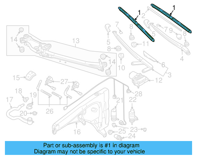 Wiper Blade 7L0-998-002-A - View 7