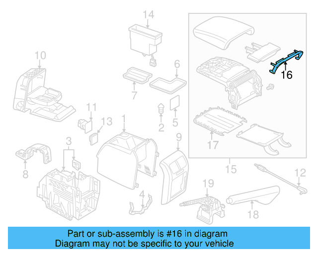 Inner Cover 1K0-864-249-C-9B9 - View 8