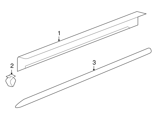 Rear Header Trim Clip 3D0-867-276 - View 12