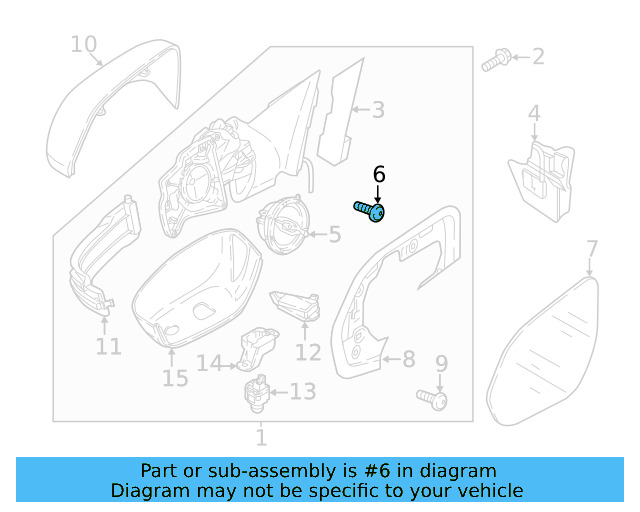 Motor Bolt 3CN-898-011 - View 3