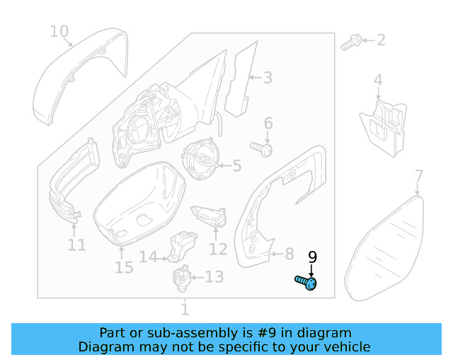 Motor Bolt 3CN-898-011 - View 4