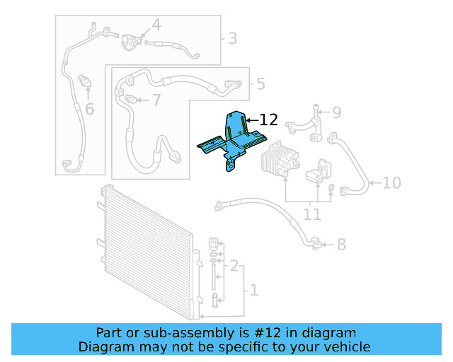 Heating Unit Bracket 1EA-816-087-A - View 3