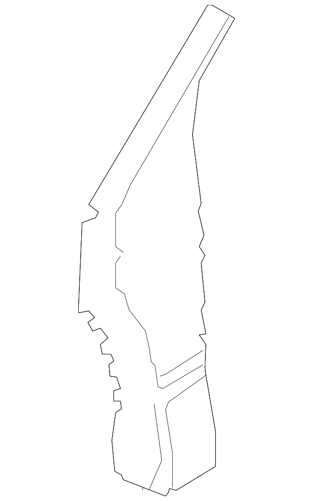 Hinge Pillar Reinforced 3D0-810-518-E