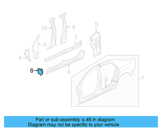End Plate 3D0-810-200-A - View 2