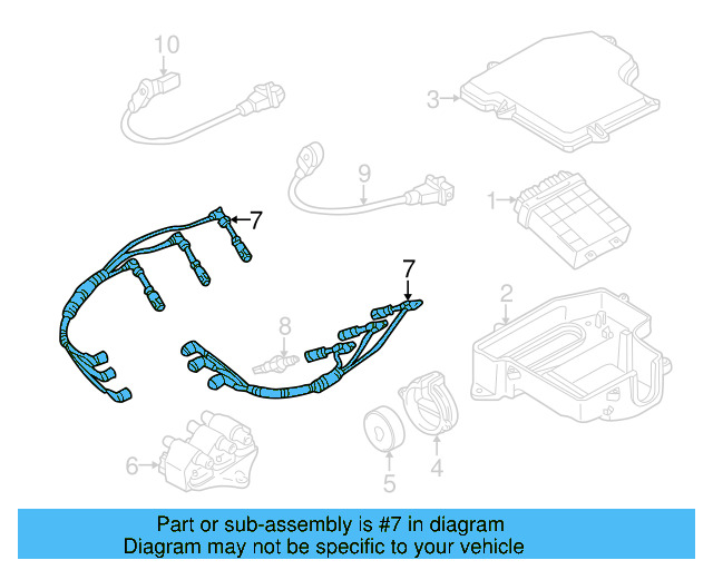Plug Wire 078-905-531-B