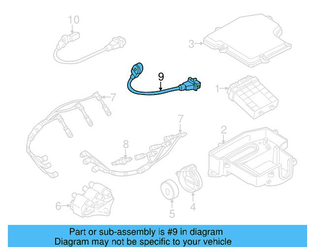 Knock Sensor 078-905-377 - View 3