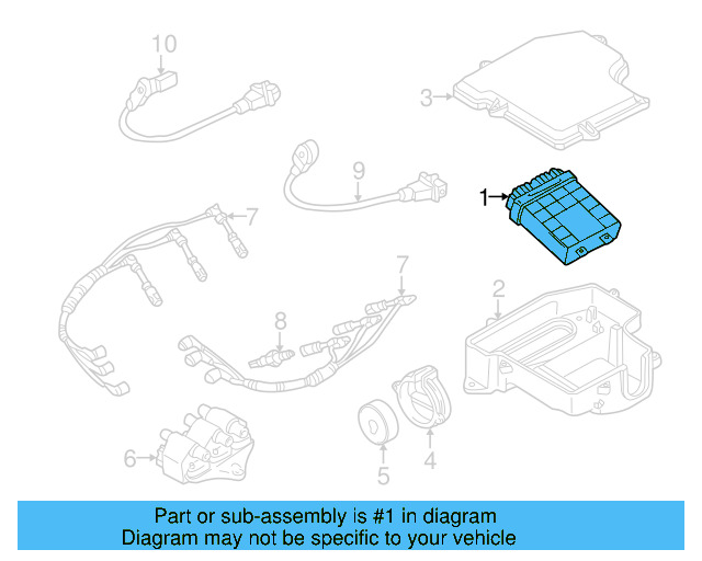 Engine Control Module (ECM) 3B0-997-552-GX - View 2
