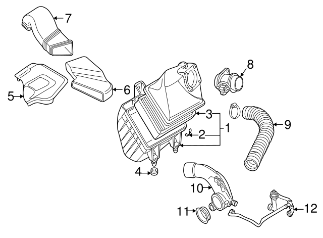 Air Cleaner Assembly 078-133-837-BG