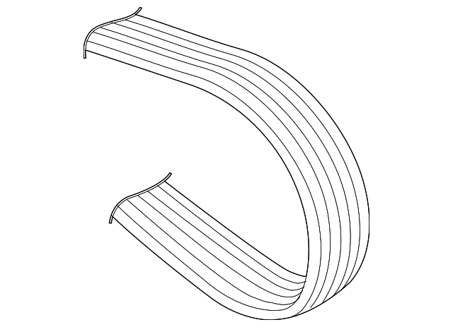 Serpentine Belt 07D-145-933-E - View 3