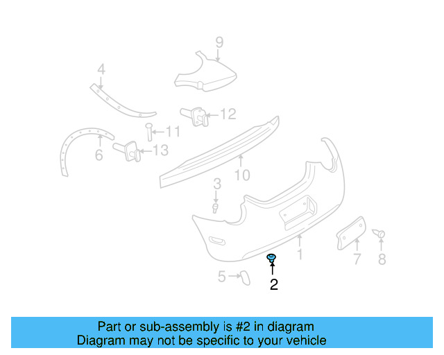 Bumper Cover Nut N-907-088-03 - View 16