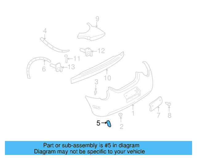 Side Body Trim Protector 1Y0-821-704 - View 7