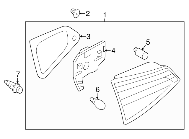 O'head Lamp Bulb N-017-753-5 - View 150