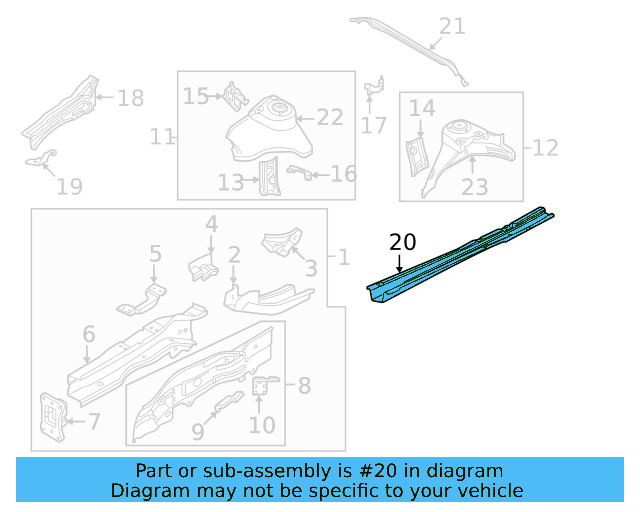 Rail Extension 5Q0-804-456-H - View 4