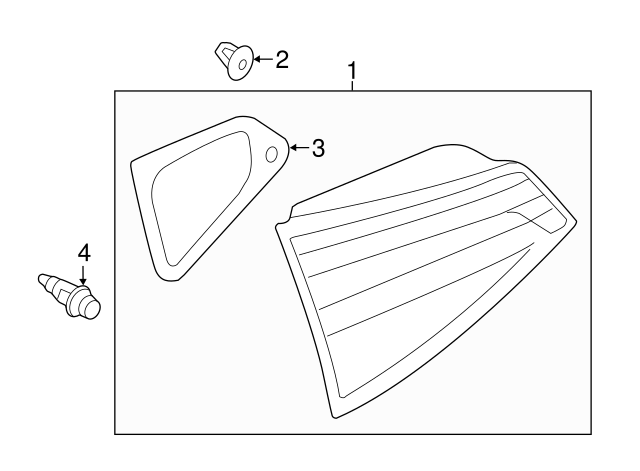 Tail Lamp Assembly Nut WHT-004-871 - View 12