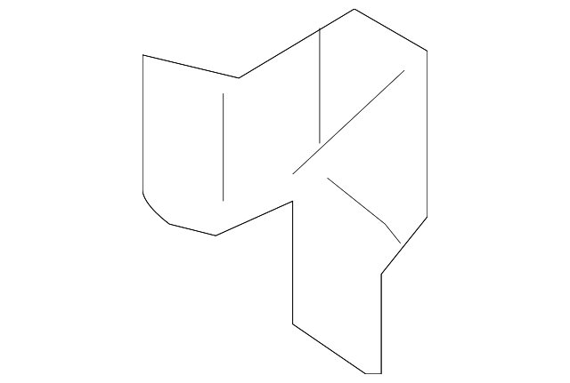 Console Body Center Bracket 5N0-867-190 - View 12