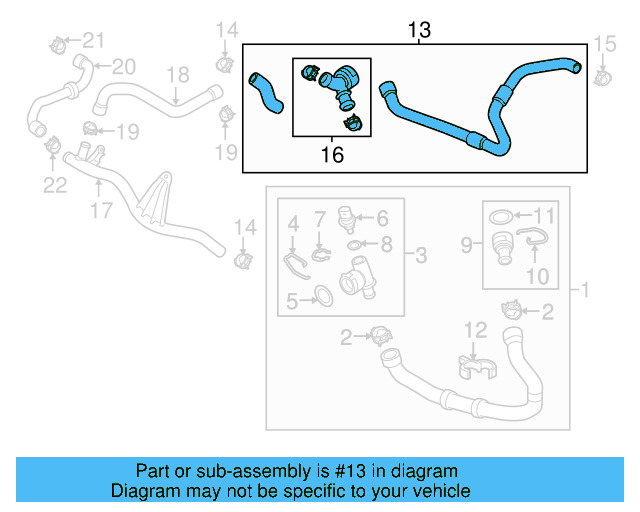 Lower Hose 5Q0-122-051-AN - View 16