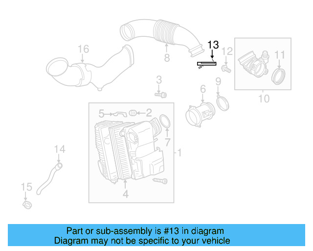 Engine Air Duct Clamp N-024-518-4 - View 8
