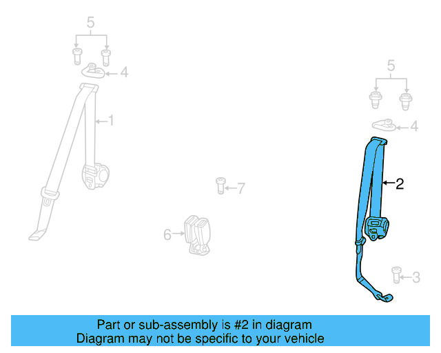 Retractor Assembly Upper Bolt N-989-243-01 - View 7
