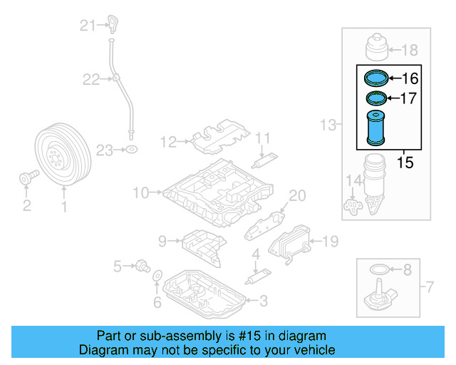 Oil Filter 03H-115-562 - View 11