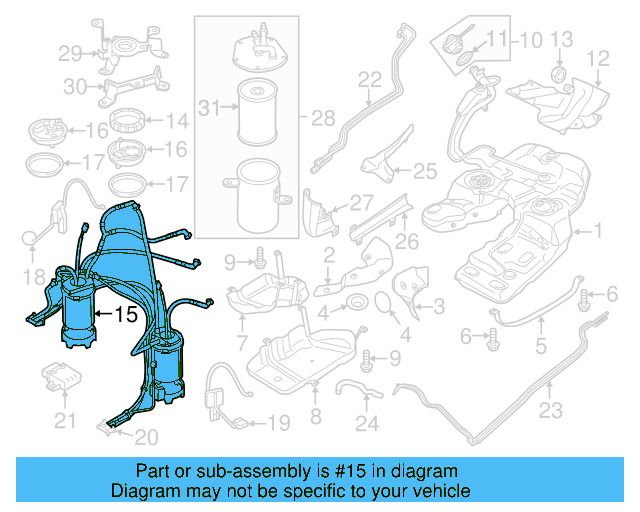 Fuel Pump Assembly 7P6-919-088-B - View 6