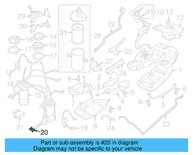 Fuel Pump 7P6-919-715-A - View 5