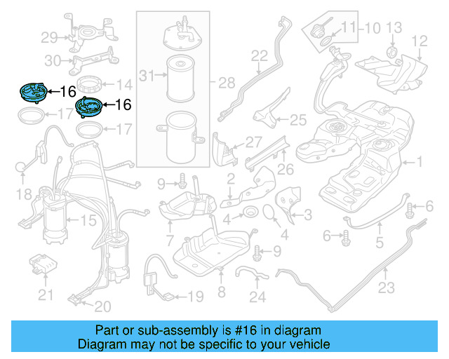 Fuel Pump Housing 7P0-919-679 - View 8