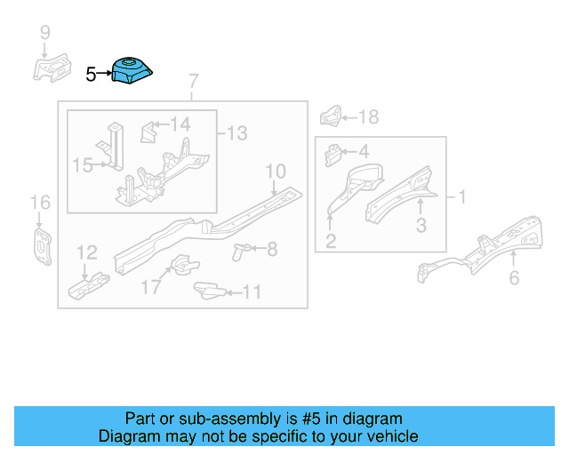 Strut Tower 5C5-809-120