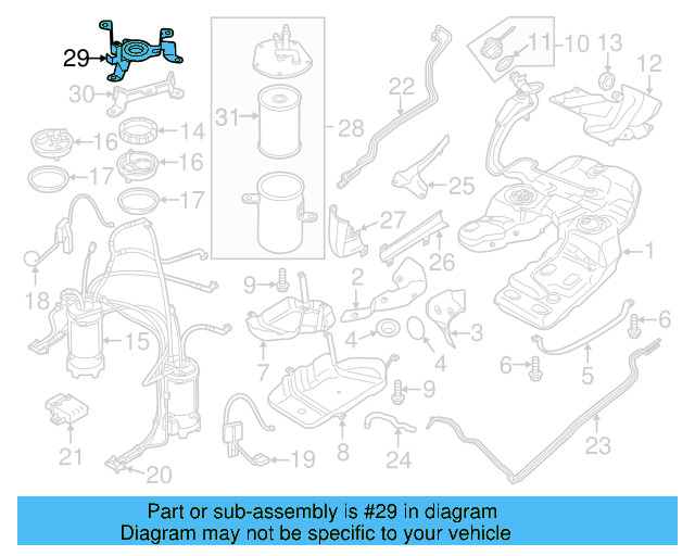 Fuel Filter Upper Bracket 7P6-127-224-B - View 2
