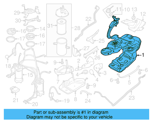 Fuel Tank 7P6-201-075-L