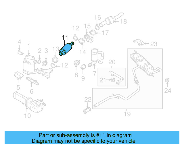 Converter & Pipe 1K0-254-708-GX - View 21