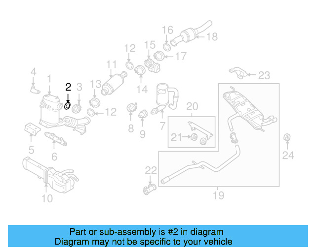 Converter & Pipe Gasket 1K0-253-115-AE - View 71