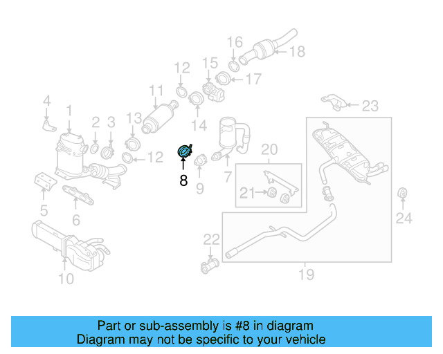 Connector Pipe Clamp 1K0-253-725-E - View 8