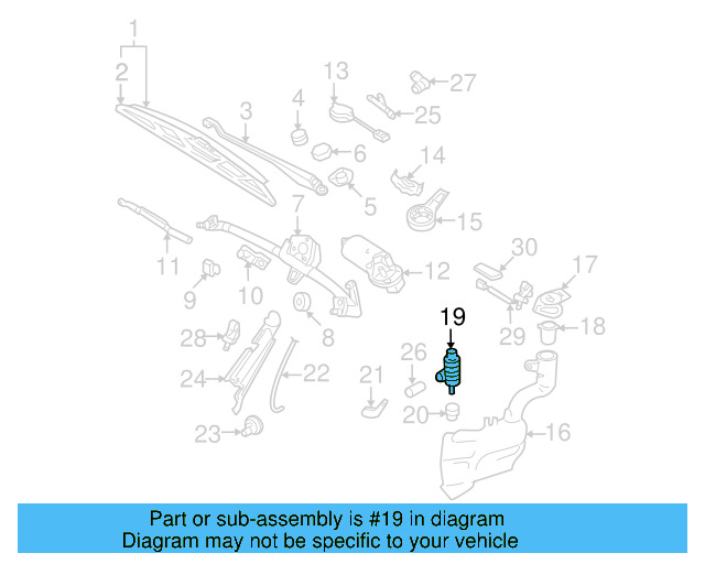 Washer Pump 1K5-955-651 - View 42