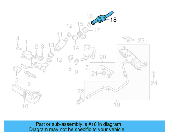 Converter & Pipe 1K0-254-708-GX - View 9