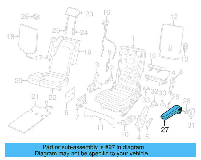 Armrest Base 3CN-885-219-82V - View 13