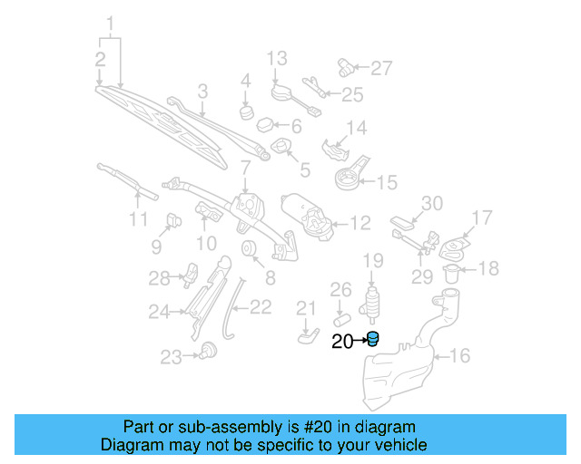 Washer Pump Seal 443-955-465 - View 17