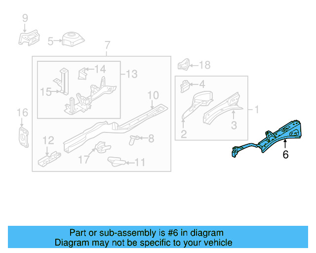 Outer Rail 5C5-810-135 - View 2