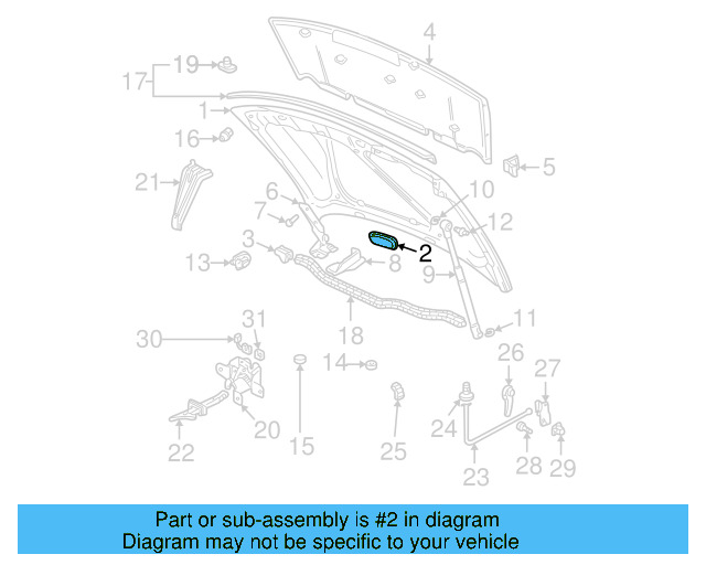 Hood Plug 1J0-955-440 - View 10