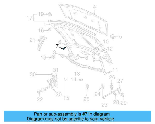 Hinge Bolt N-903-285-04 - View 8