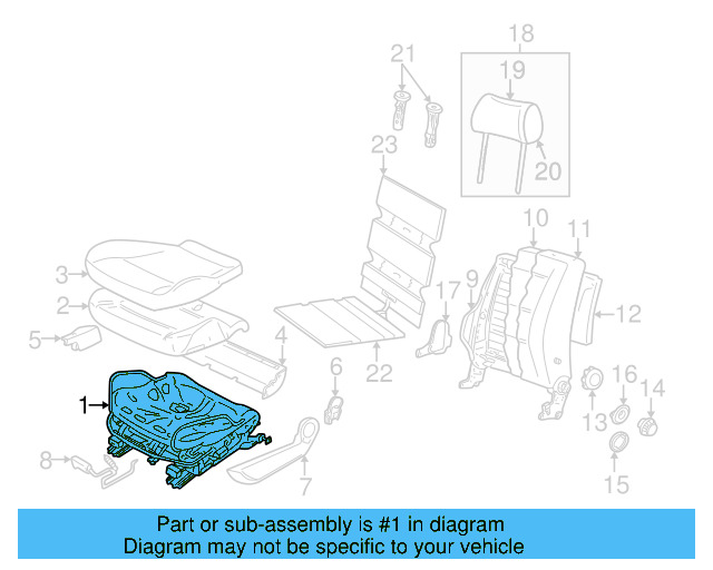 Seat Frame 3B0-881-105-AR