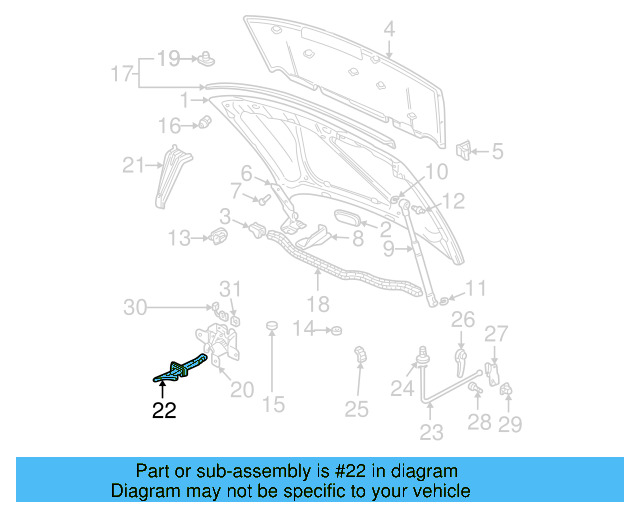 Safety Catch 1J5-823-593-C-01C - View 6