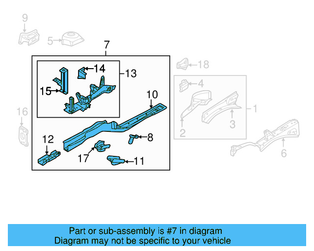 Rail Assembly 5C5-803-092-A - View 3